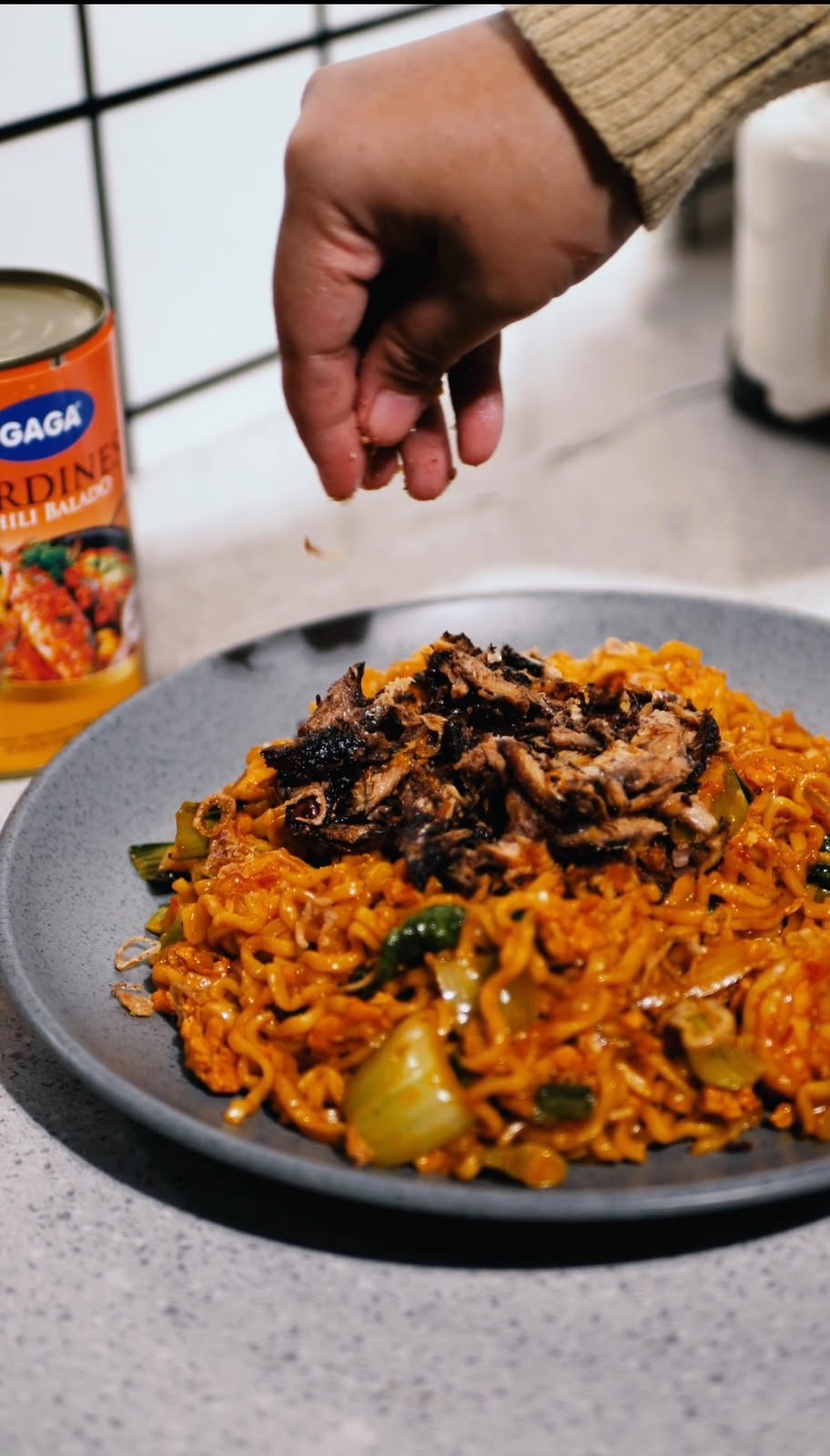 Langkah 6 membuat Resep Mie Nyemek ala @windamegasp | Masak Praktis Pakai Quantum QGC 101 RB