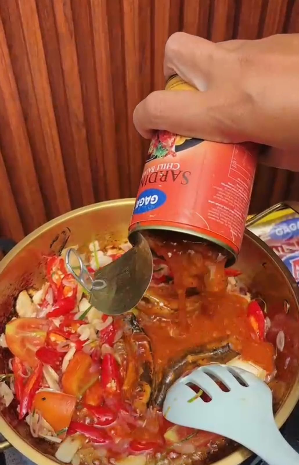 Langkah 3 membuat Resep Ifumie Sarden Praktis dengan Quantum QGC 101 R Ala @nina_zuliana 