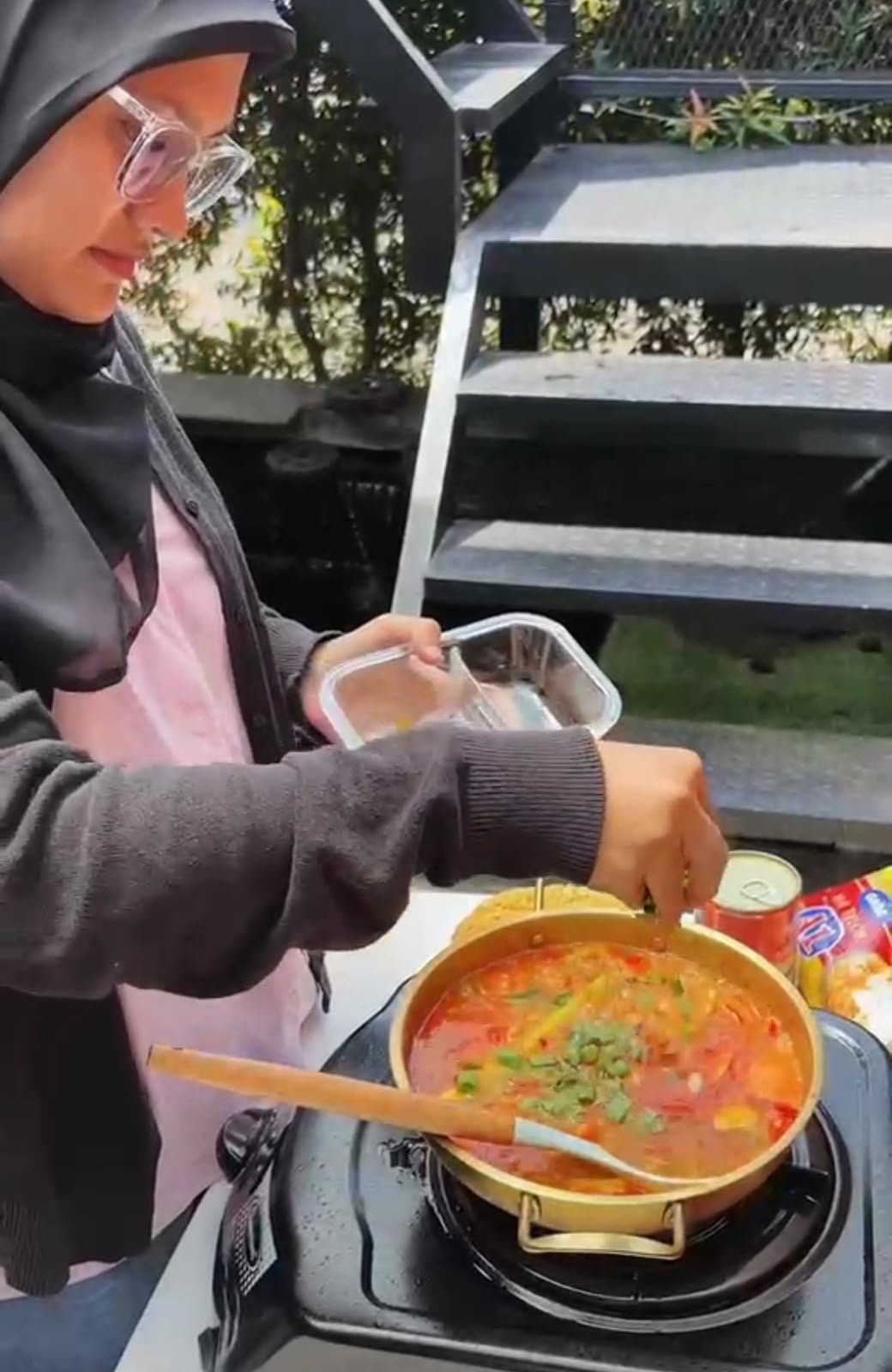 Langkah 4 membuat Resep Ifumie Sarden Praktis dengan Quantum QGC 101 R Ala @nina_zuliana 